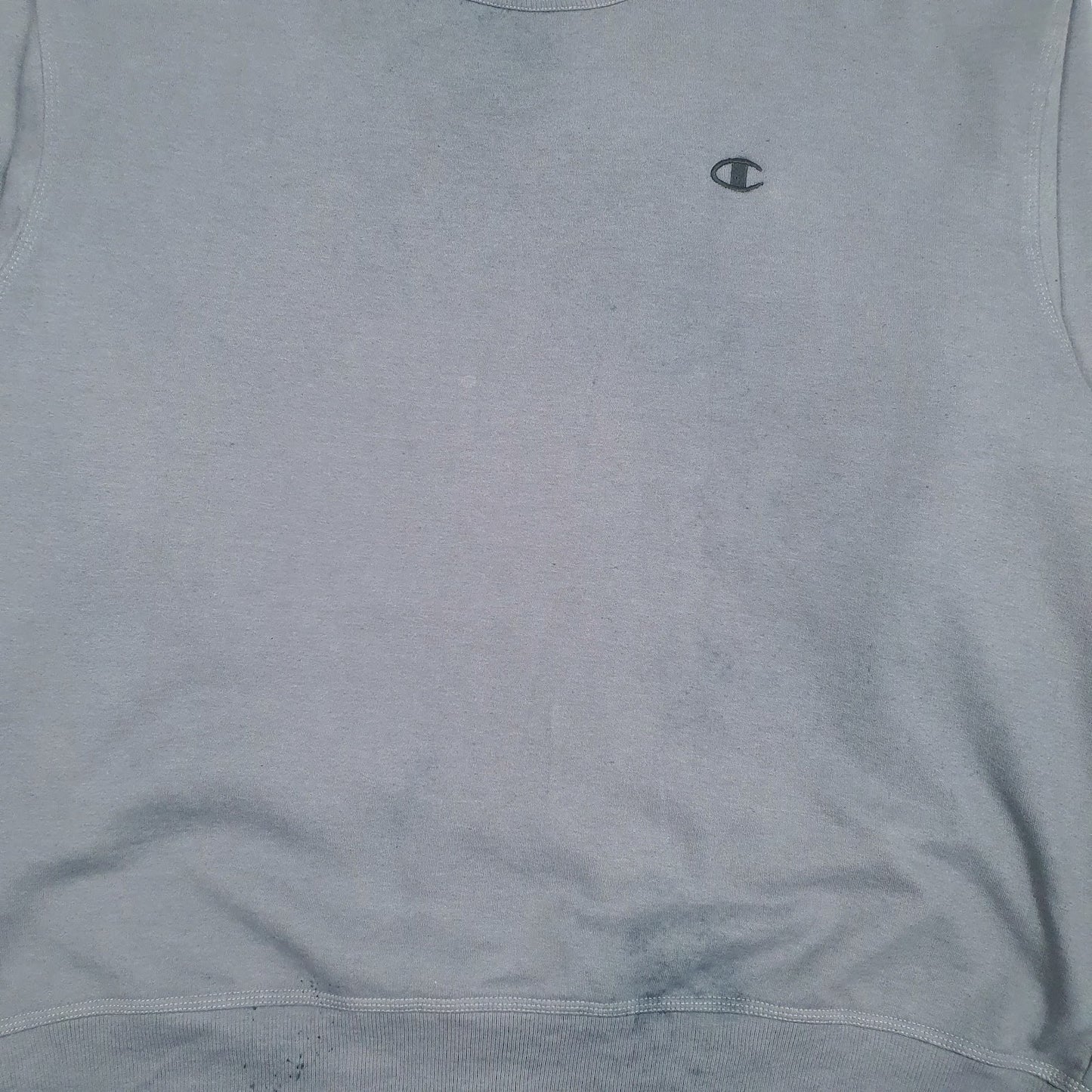 Mens Grey Champion  Crewneck Jumper