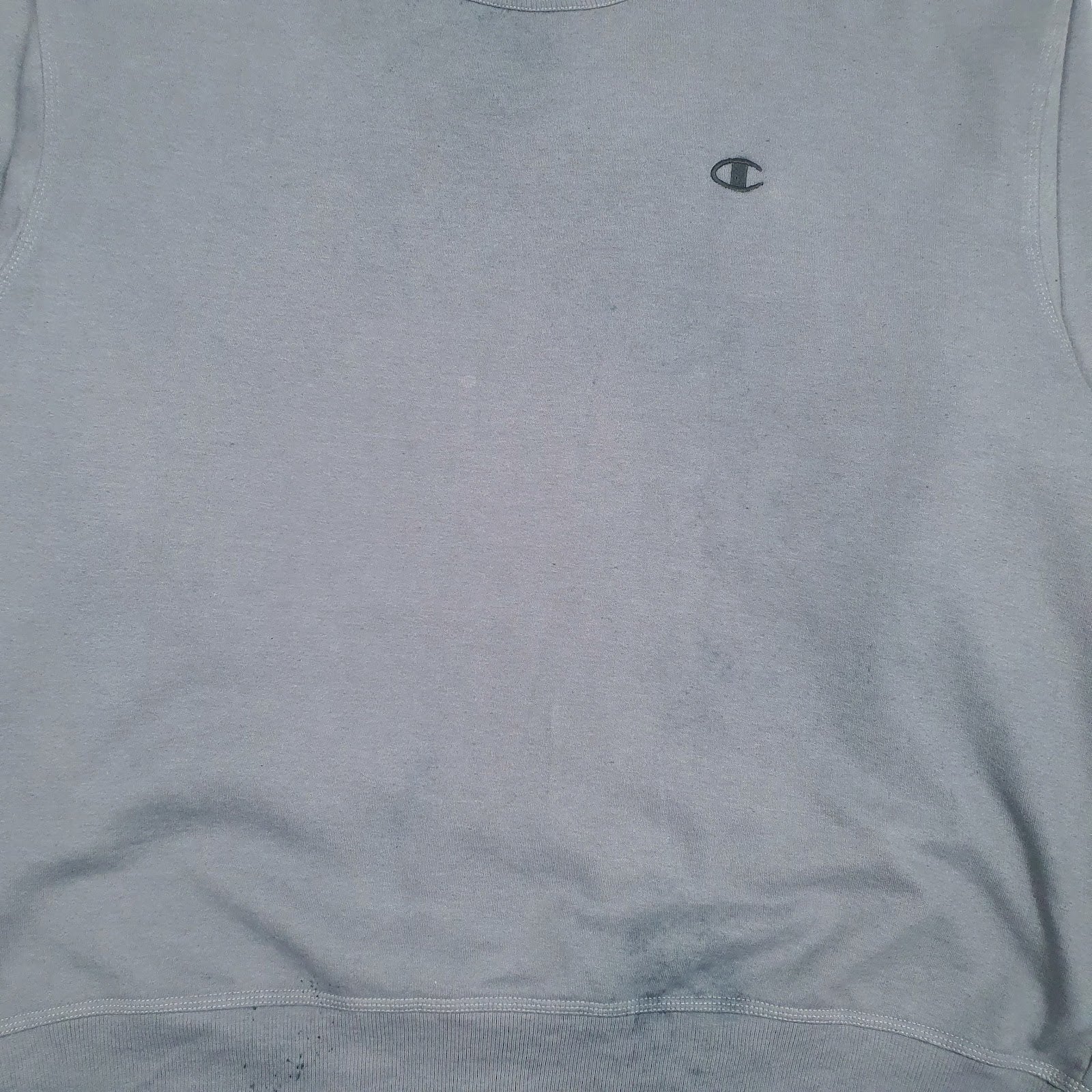 Mens Grey Champion  Crewneck Jumper