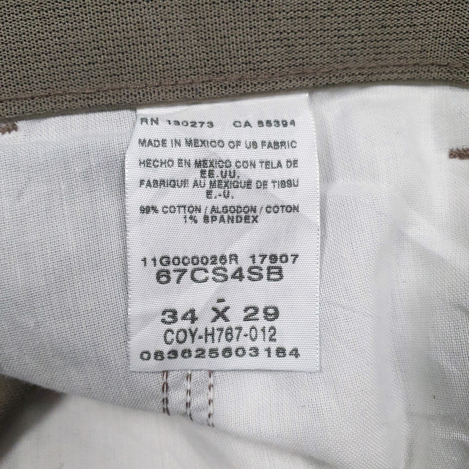 Mens Brown Wrangler   Trousers