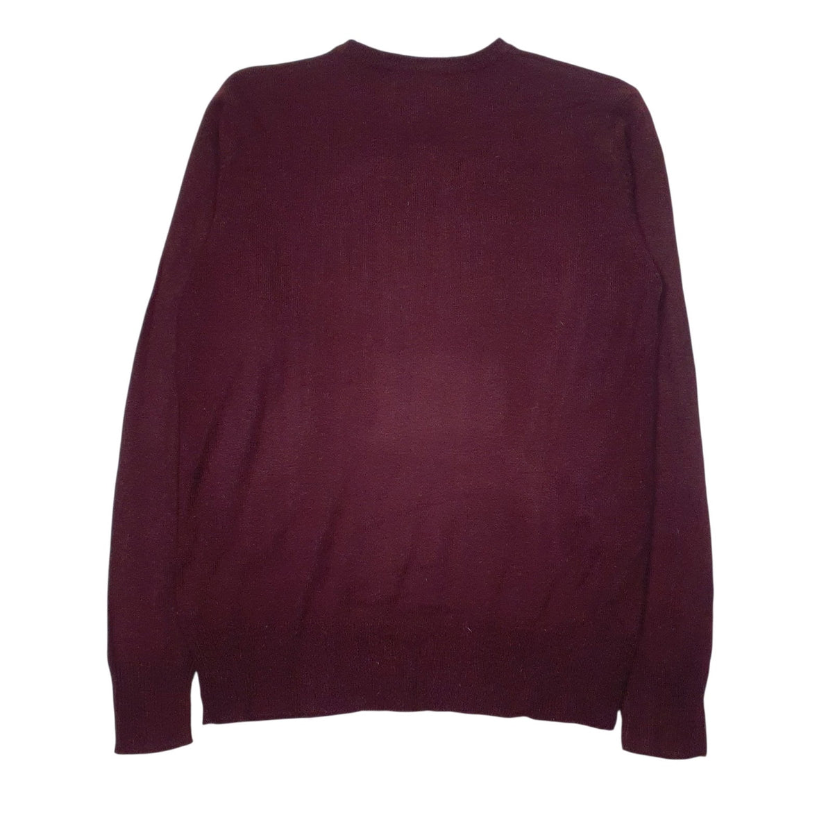 Mens Burgundy Kappa  Crewneck Jumper