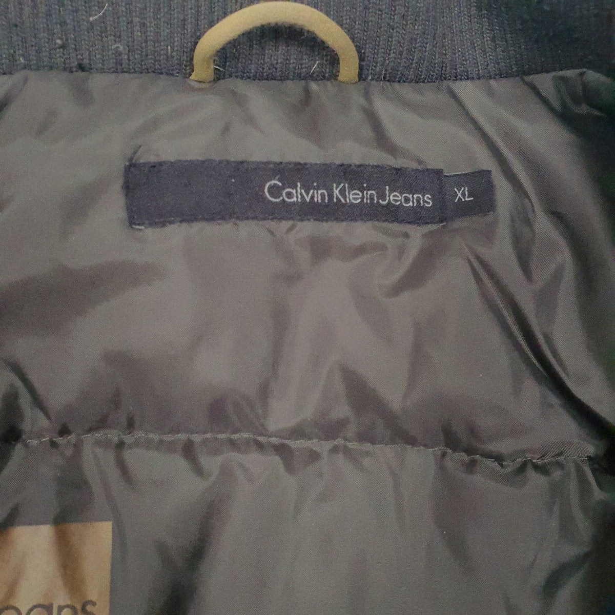 Womens Grey Calvin Klein Padded  Coat