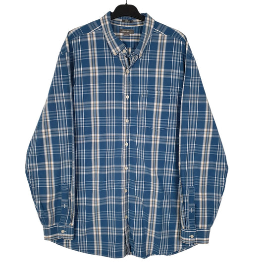Mens Blue Eddie Bauer  Long Sleeve Shirt
