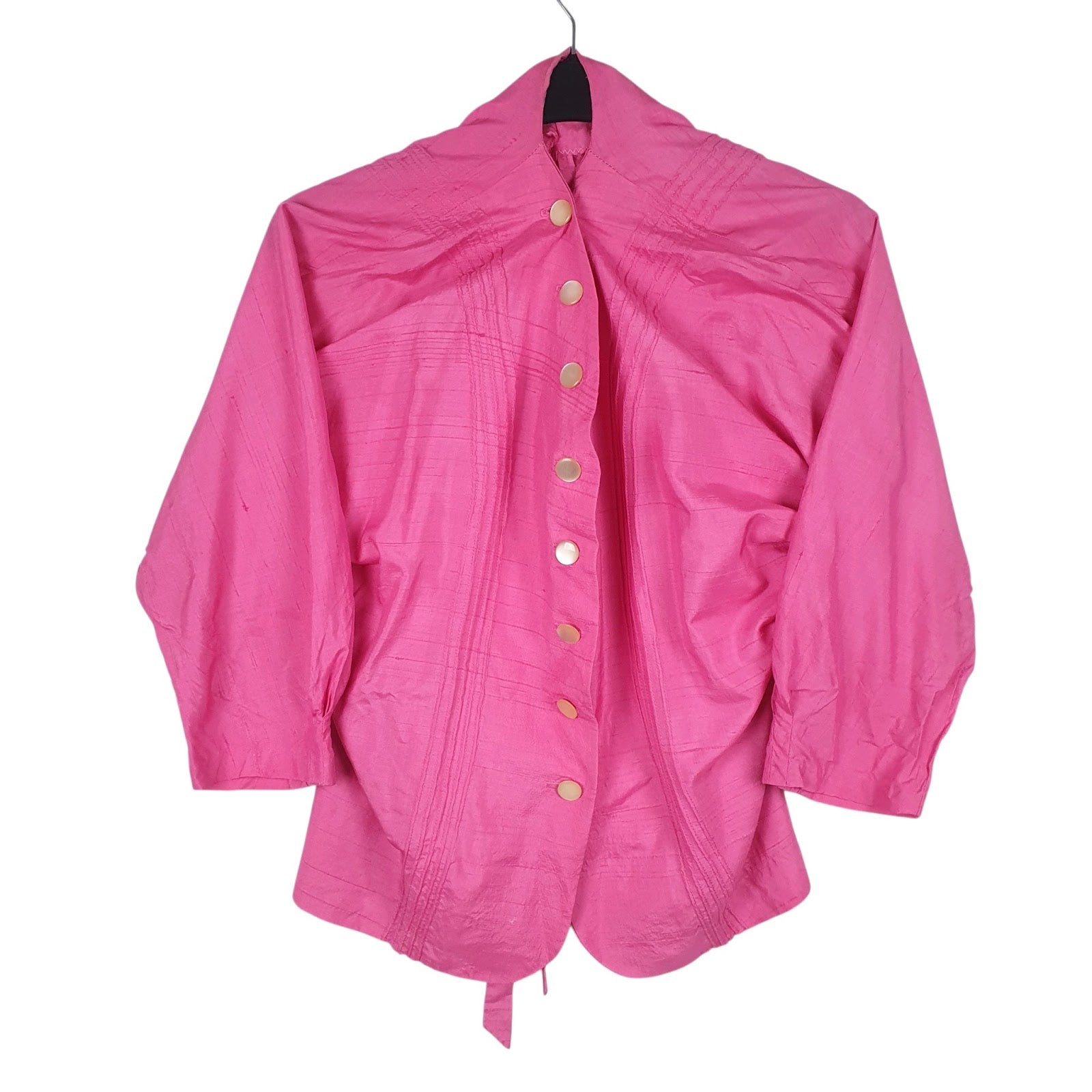 Womens Pink Unbranded Blouse Long Sleeve Shirt