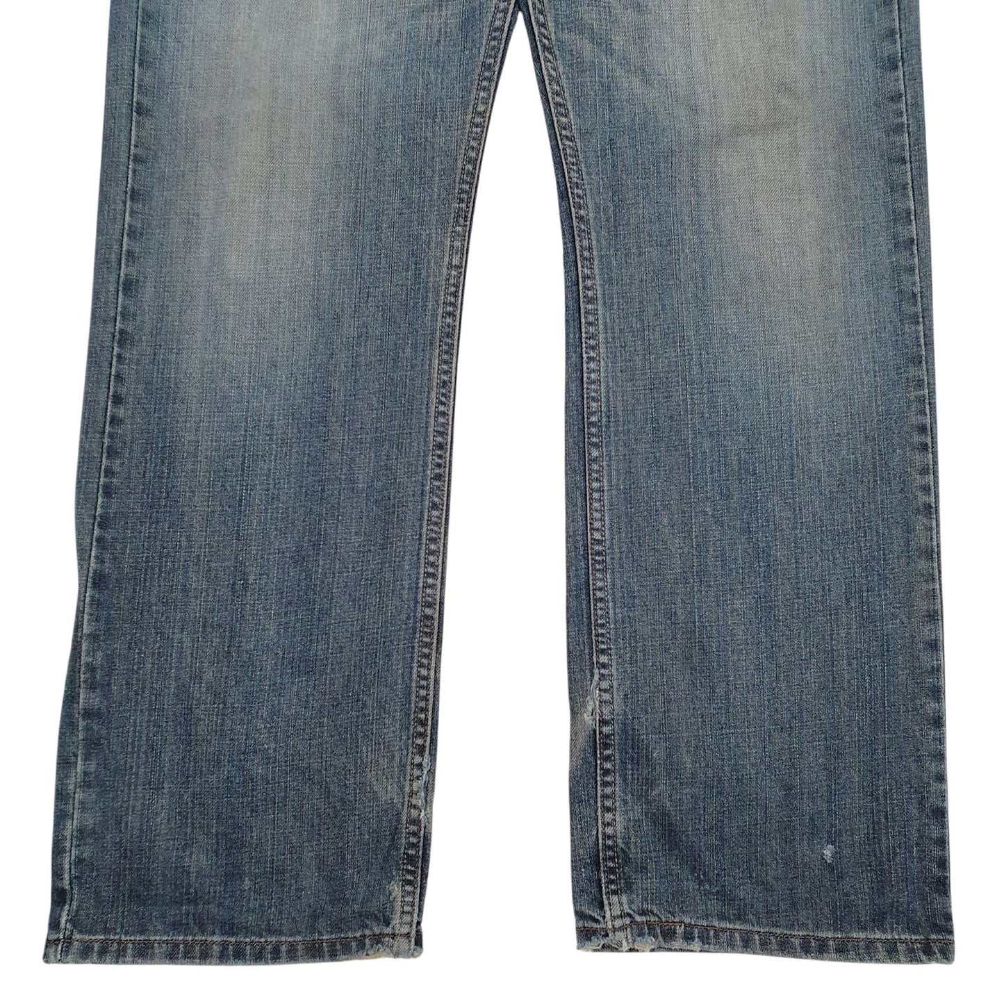 Mens Blue Levis Distressed  Jeans