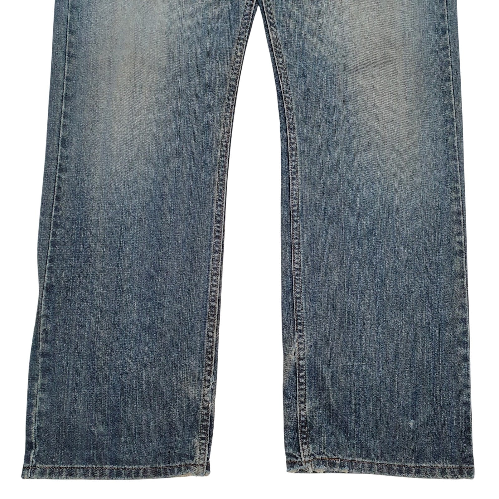 Mens Blue Levis Distressed  Jeans