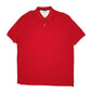 Mens Red Nautica Classic Fit Tall Short Sleeve Polo Shirt