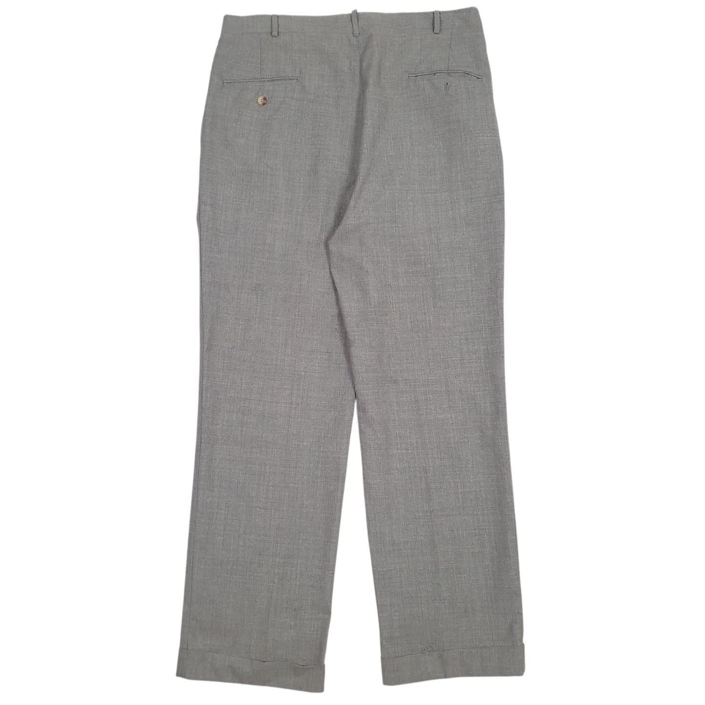 Mens Grey Polo Ralph Lauren Pleated  Trousers