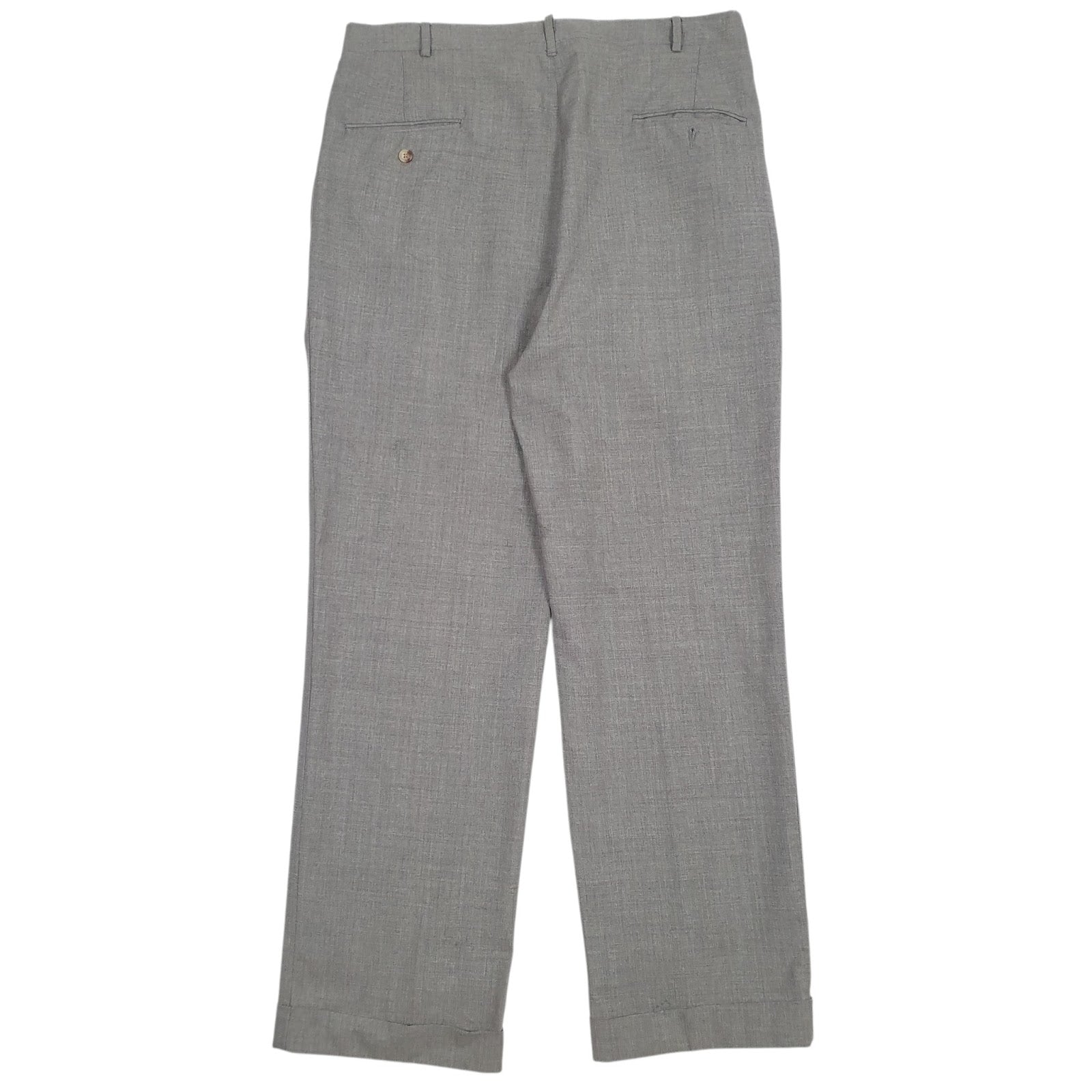 Mens Grey Polo Ralph Lauren Pleated  Trousers