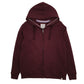 Womens Burgundy Fat Face Hoodie Full Zip Jumper