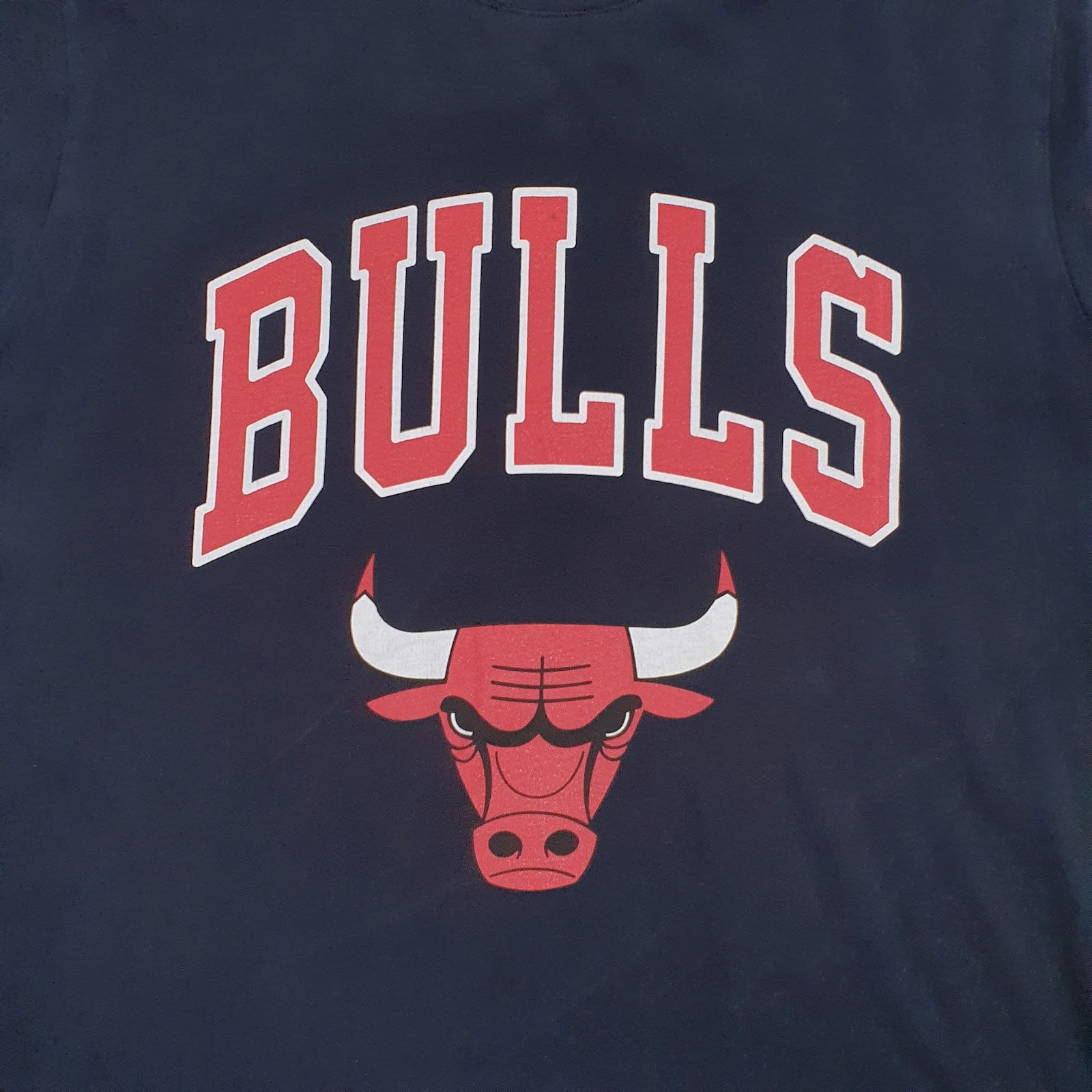 Mens Navy New Era NBA Chicago Bulls  T Shirt
