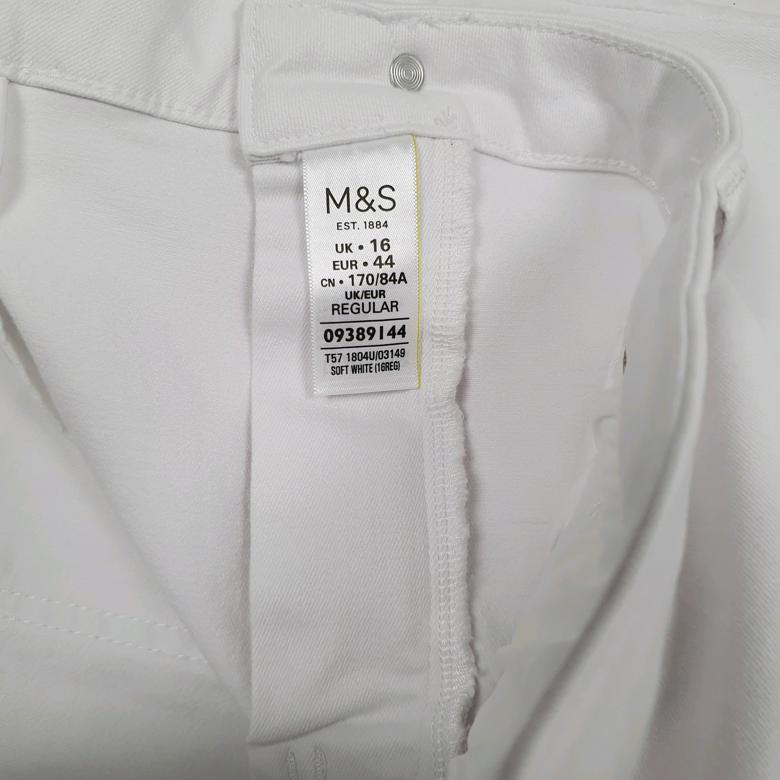Womens White M&S   Jeans