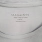 Mens Purple All Saints Slim Fit  T Shirt
