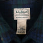 Mens Navy L.L.Bean Flannel  Shirt