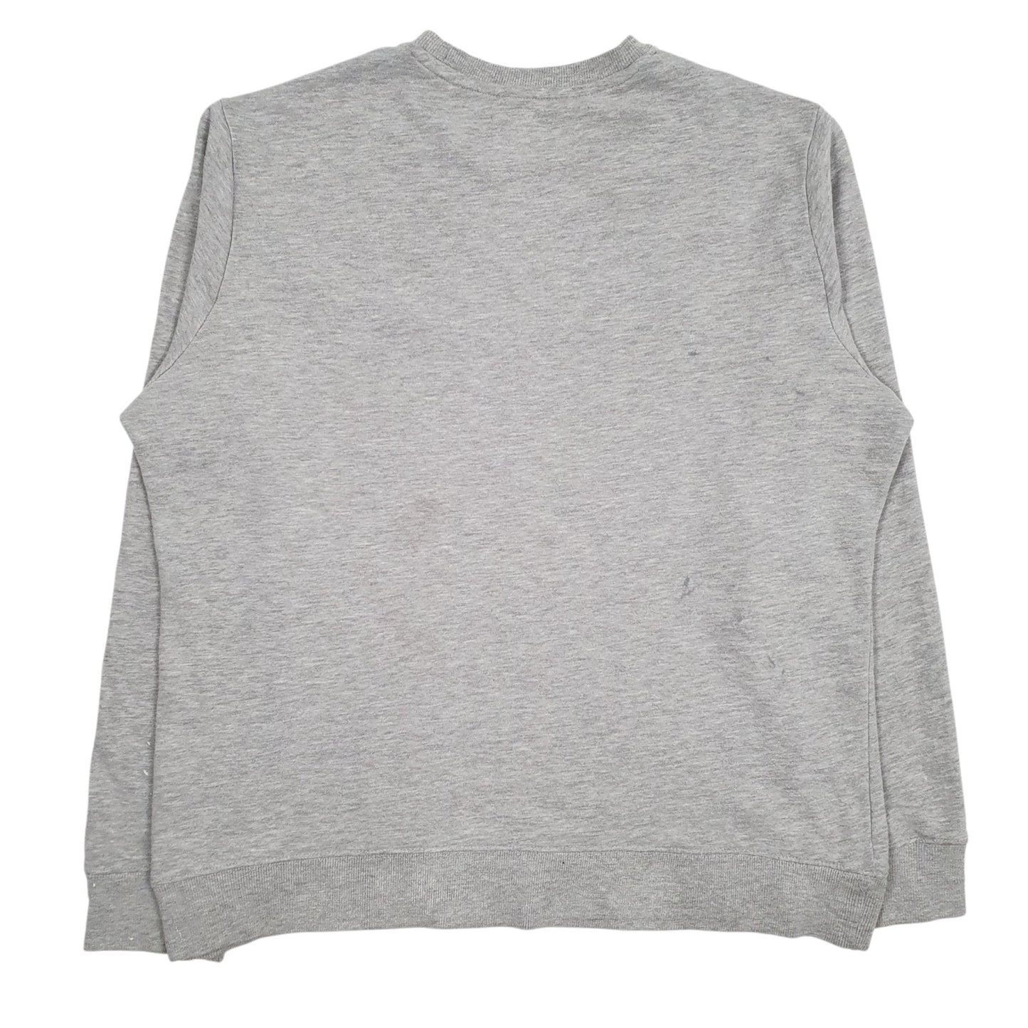 Mens Grey Champion Spellout Crewneck Jumper