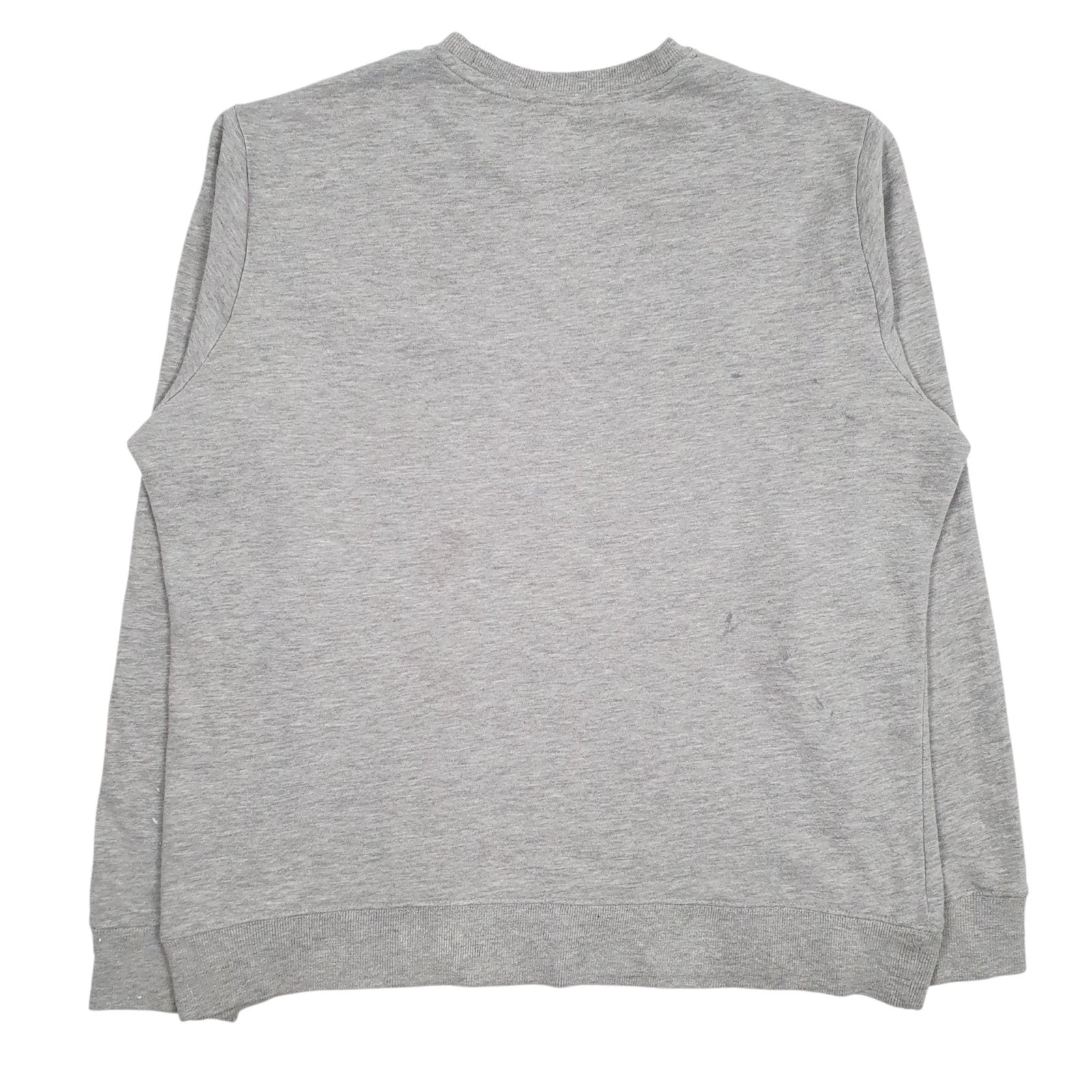 Mens Grey Champion Spellout Crewneck Jumper