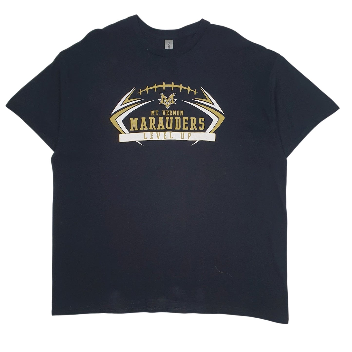 Mens Black Gildan MT. Vernon Marauders Short Sleeve T Shirt