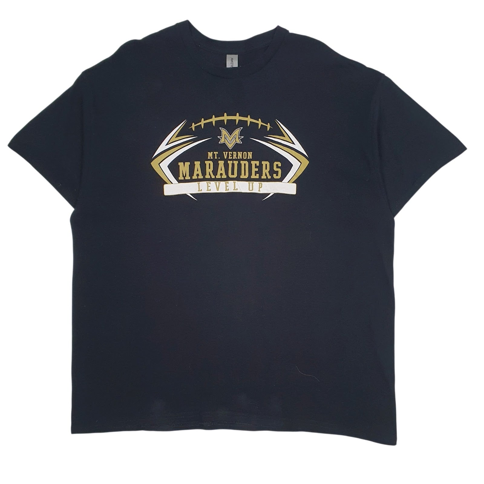 Mens Black Gildan MT. Vernon Marauders Short Sleeve T Shirt