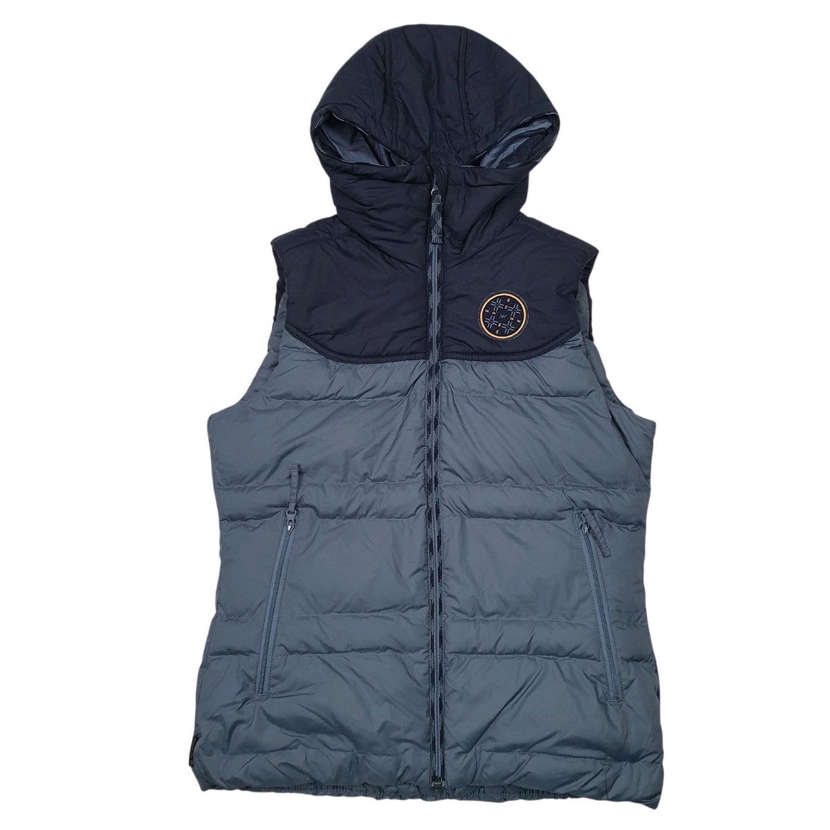 Womens Blue Decathlon Puffer  Coat
