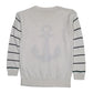 Womens White Barbour Beacon Brand Crewneck Jumper