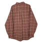 Mens Red L.L.Bean Flannel  Shirt