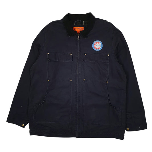 Mens Navy Cornerstone Chore Barn  Coat