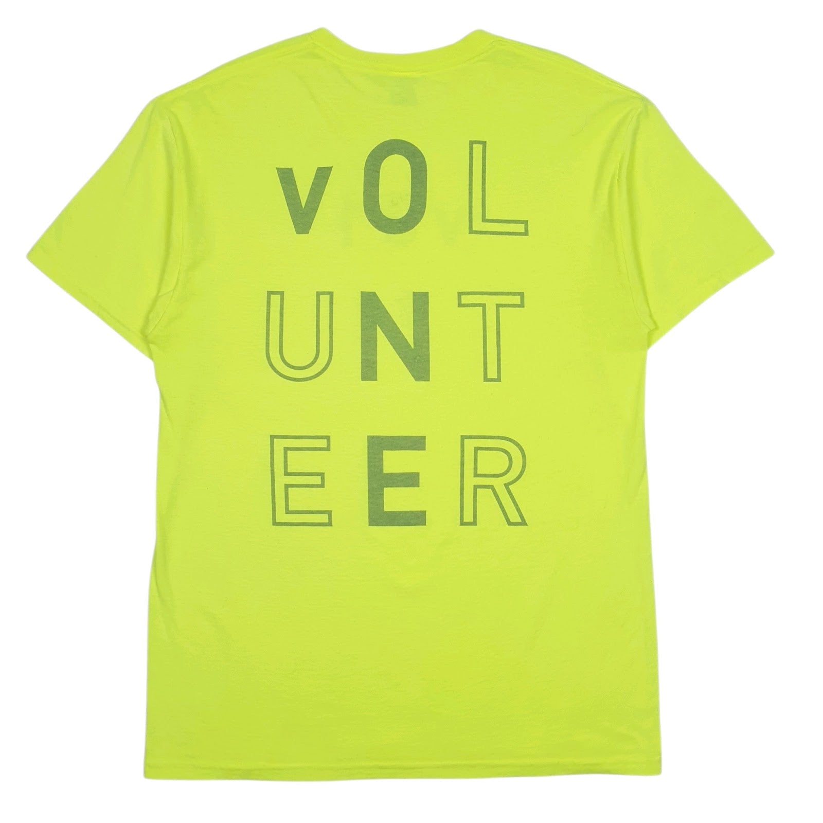 Mens Green Jerzees   T Shirt