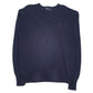 Mens Navy Polo Ralph Lauren Vintage 90s Heavy Knit Crewneck Jumper