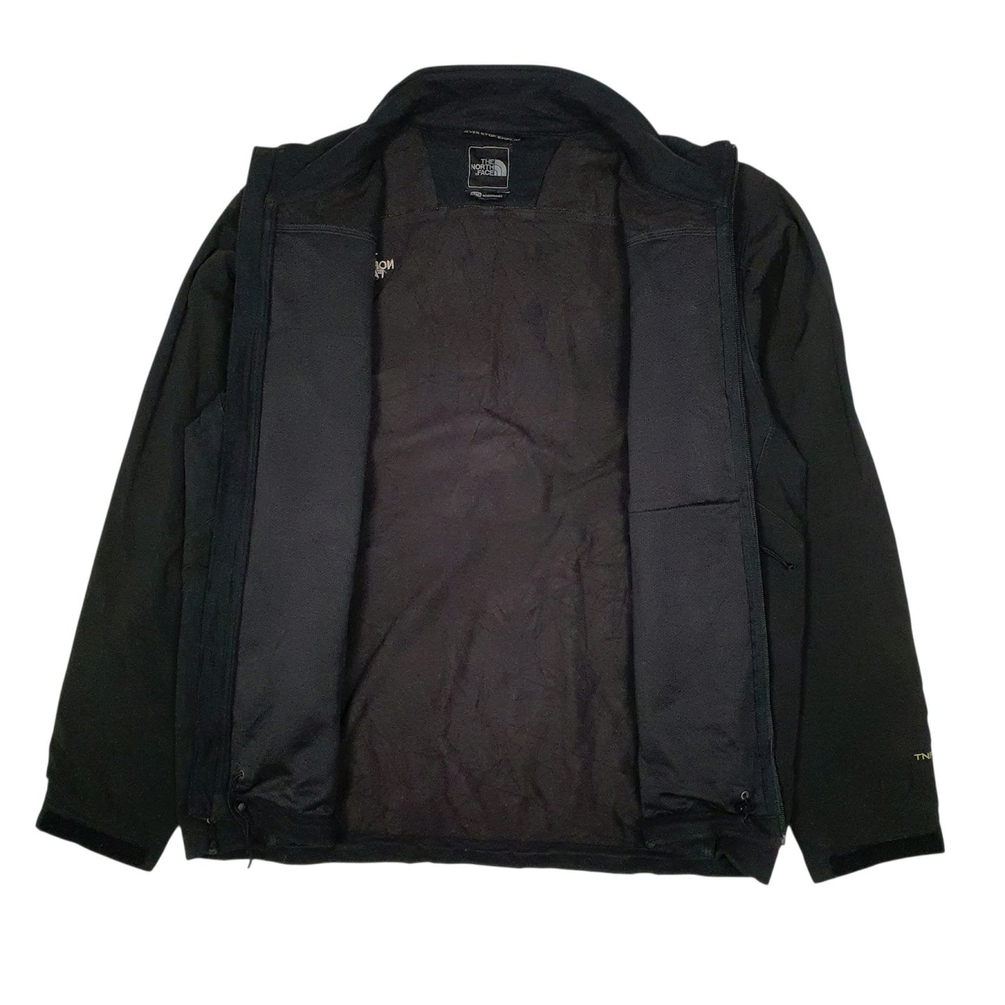 Mens Black The North Face Windbreaker Hoodie Coat
