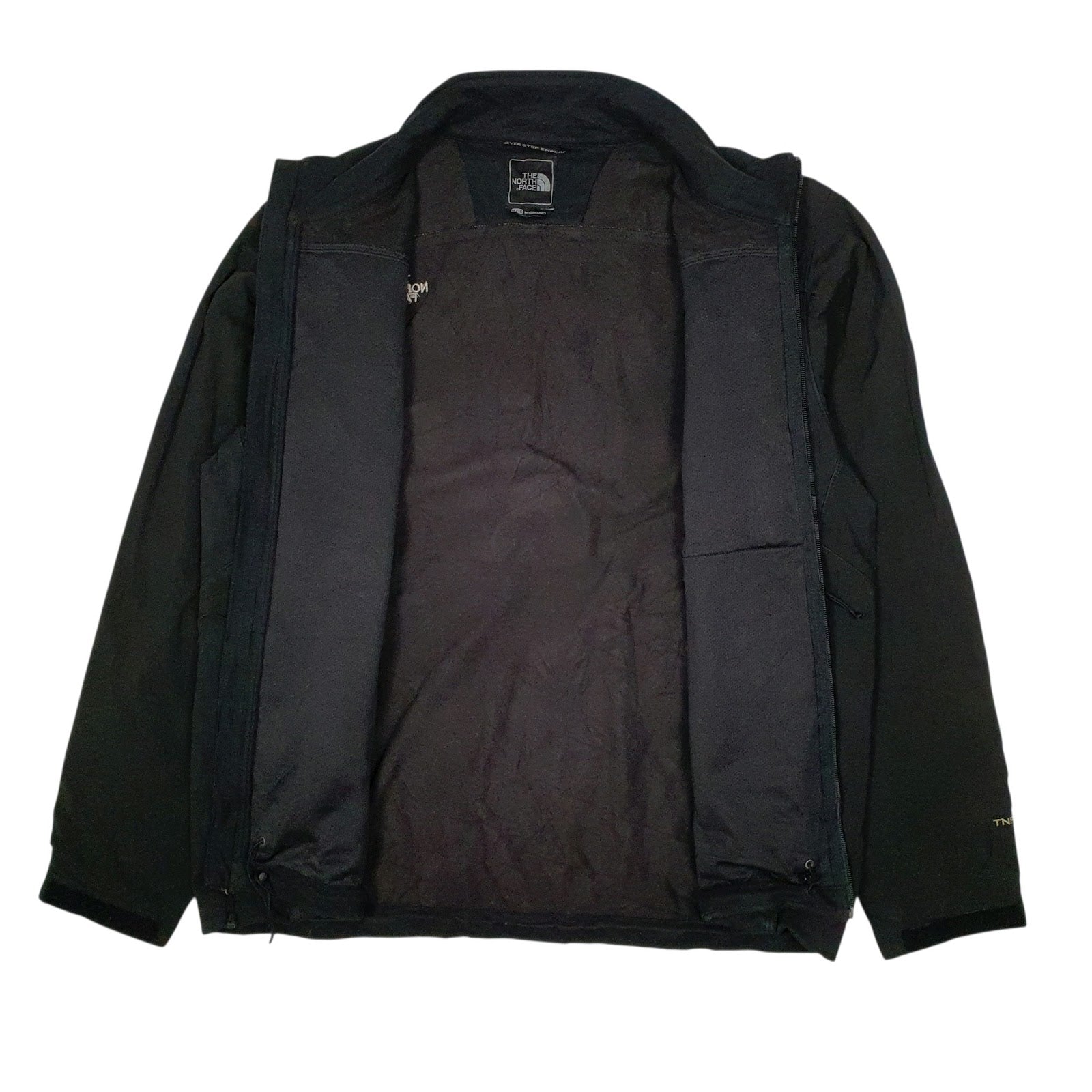 Mens Black The North Face Windbreaker Hoodie Coat