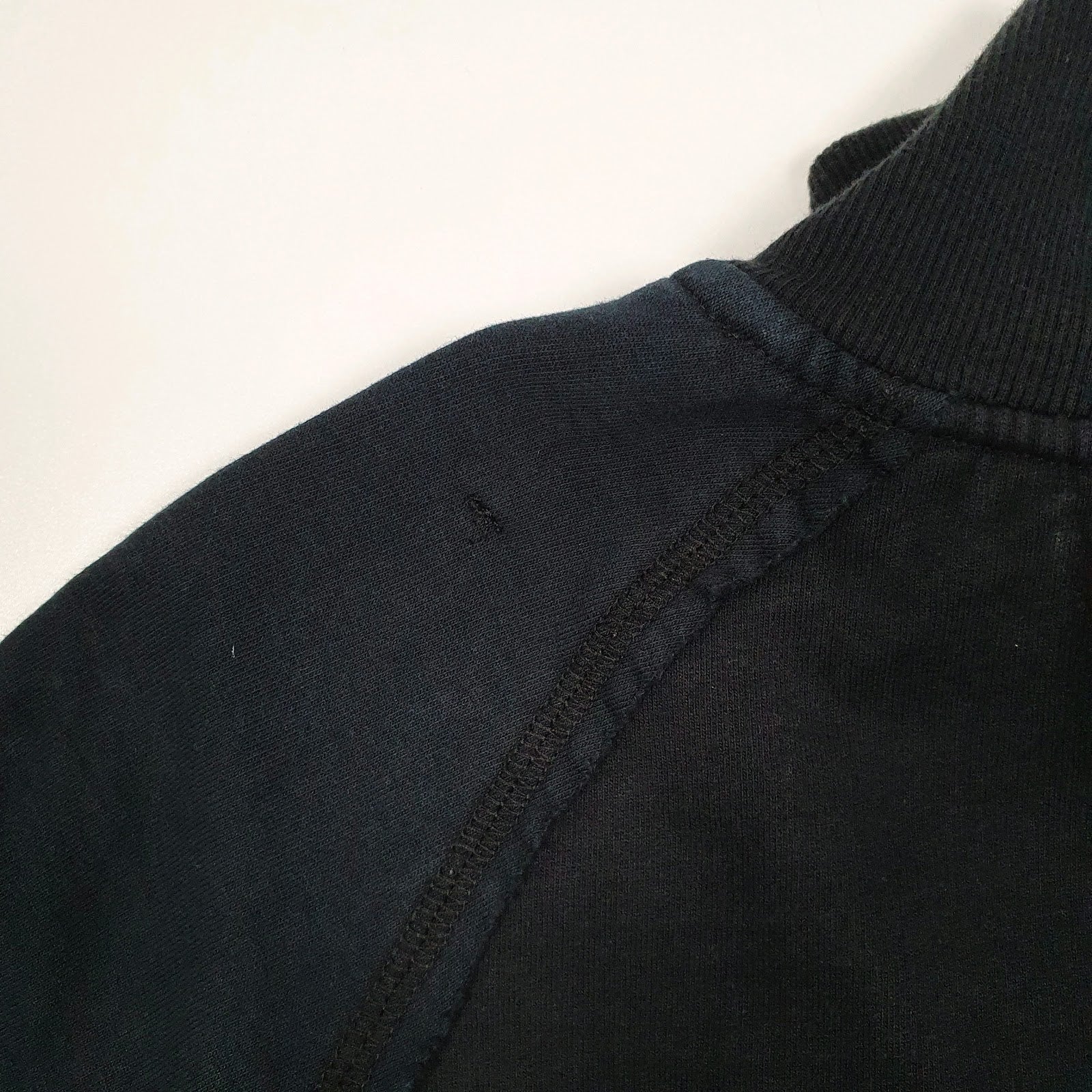 Mens Black Reebok Athletic Club Tracksuit Top Full Zip Jumper