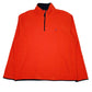 Mens Orange Nautica  Quarter Zip Jumper