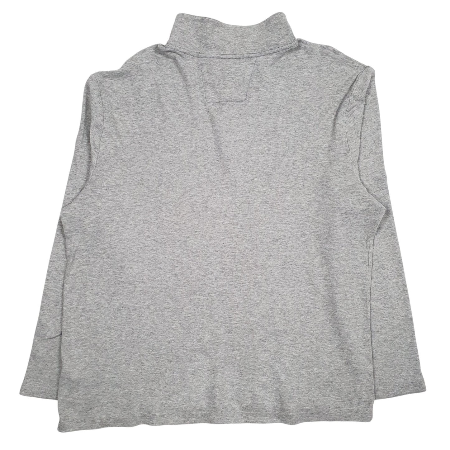 Mens Grey Nautica Lightweight Quarter Zip Jumper