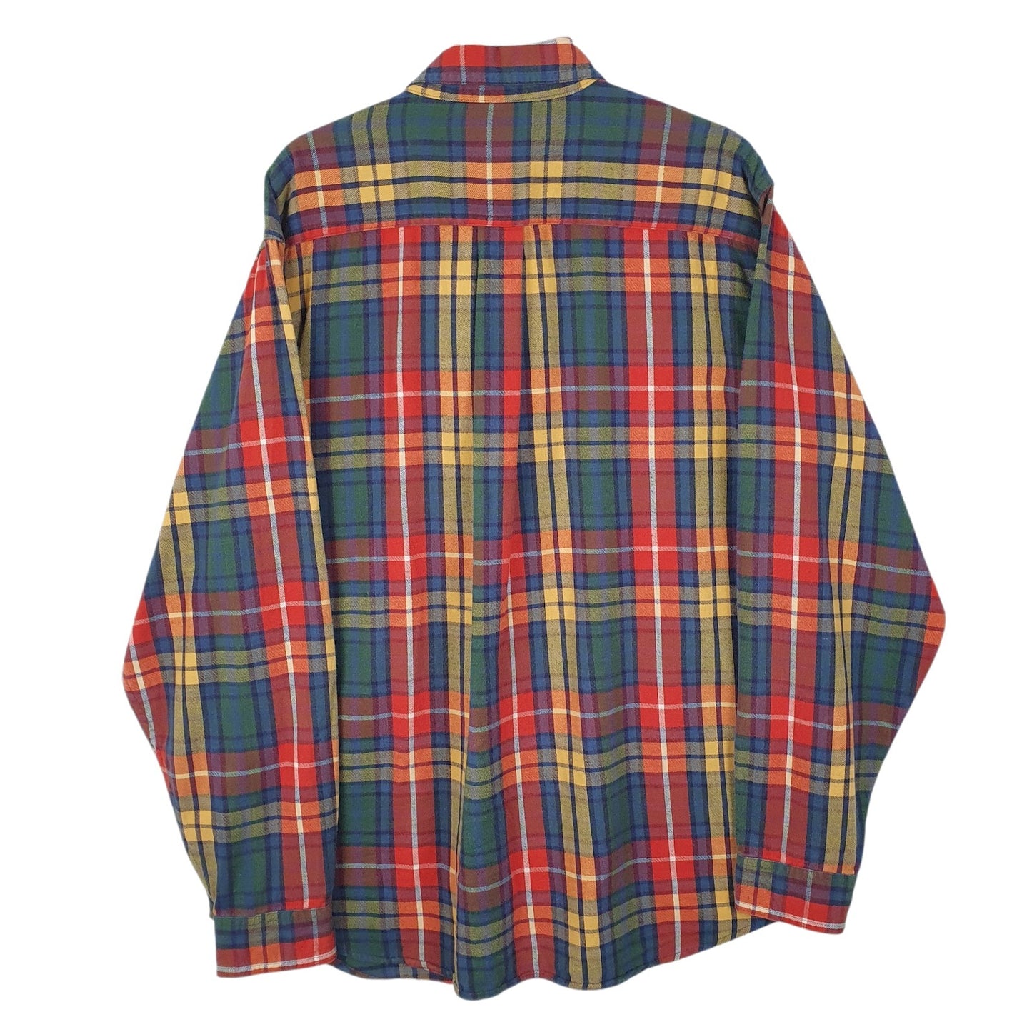 Mens Red L.L.Bean Flannel  Shirt