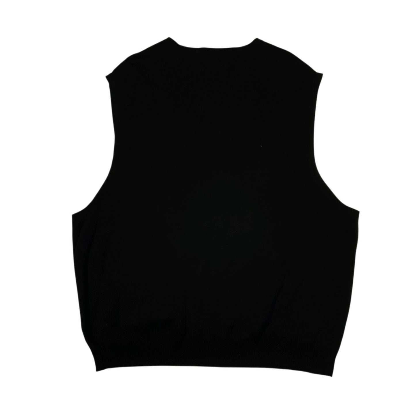 Womens Black Ralph Lauren Golf Vest Jumper