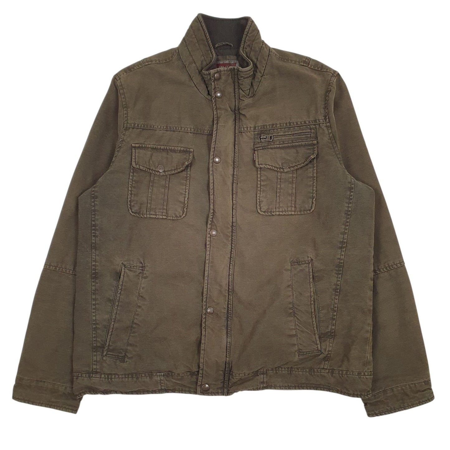 Mens Green Levis   Coat