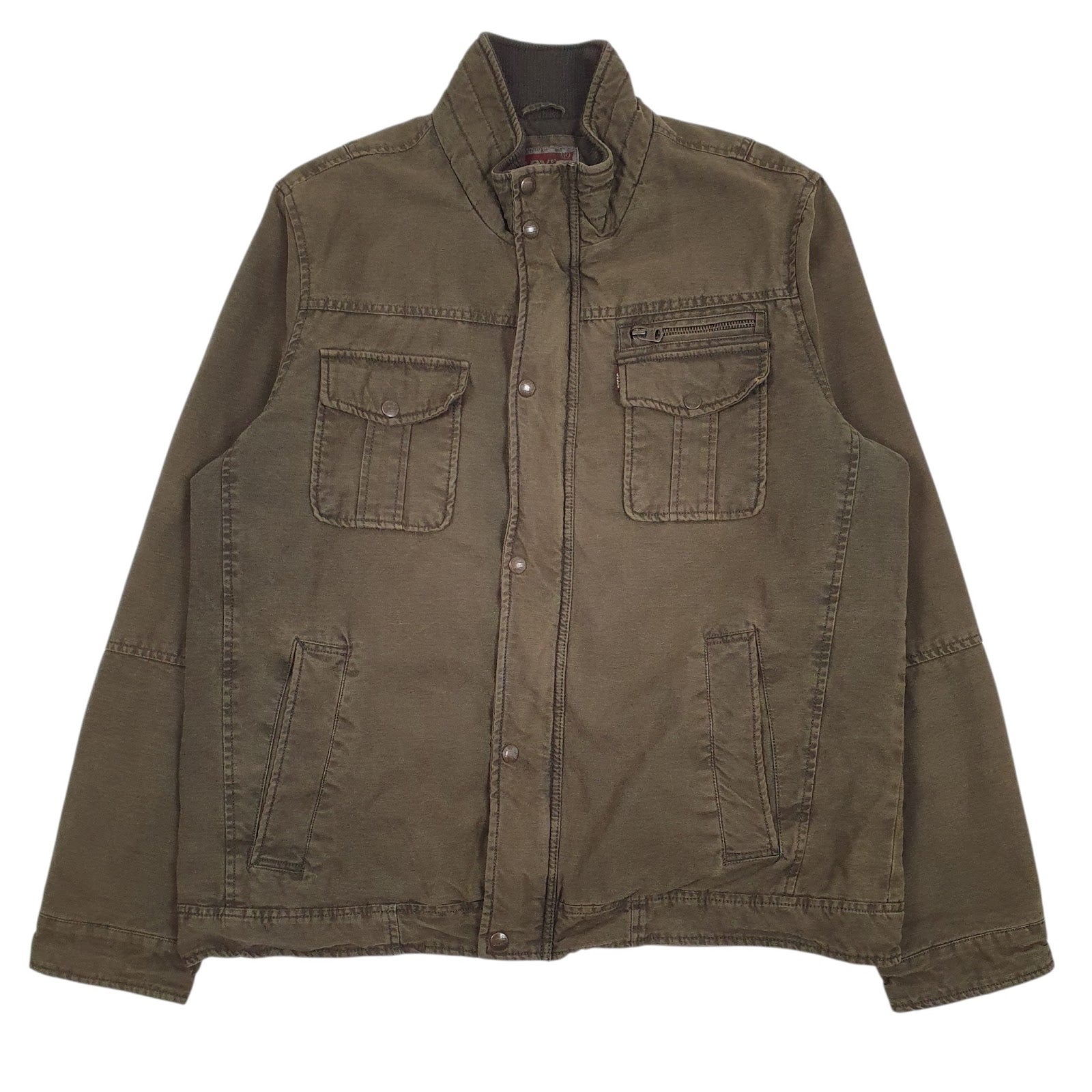 Mens Green Levis   Coat