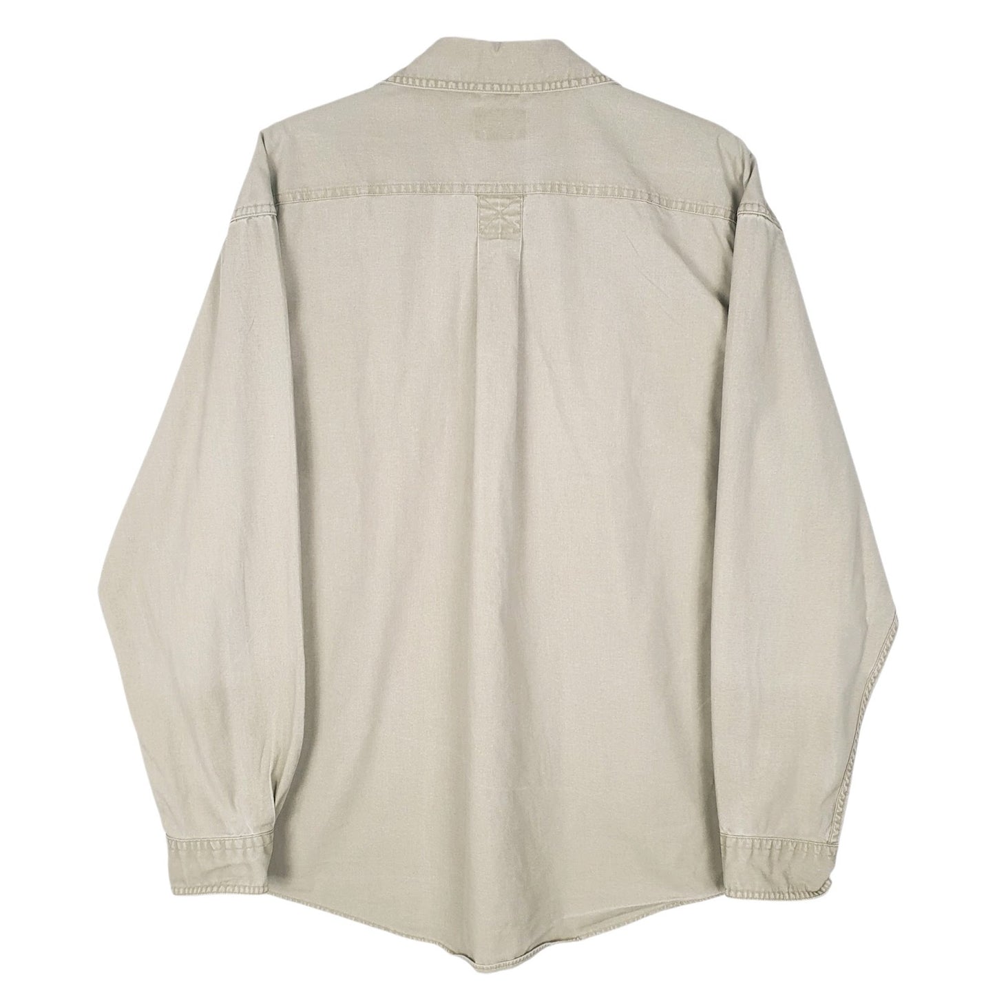 Mens Beige L.L.Bean   Shirt