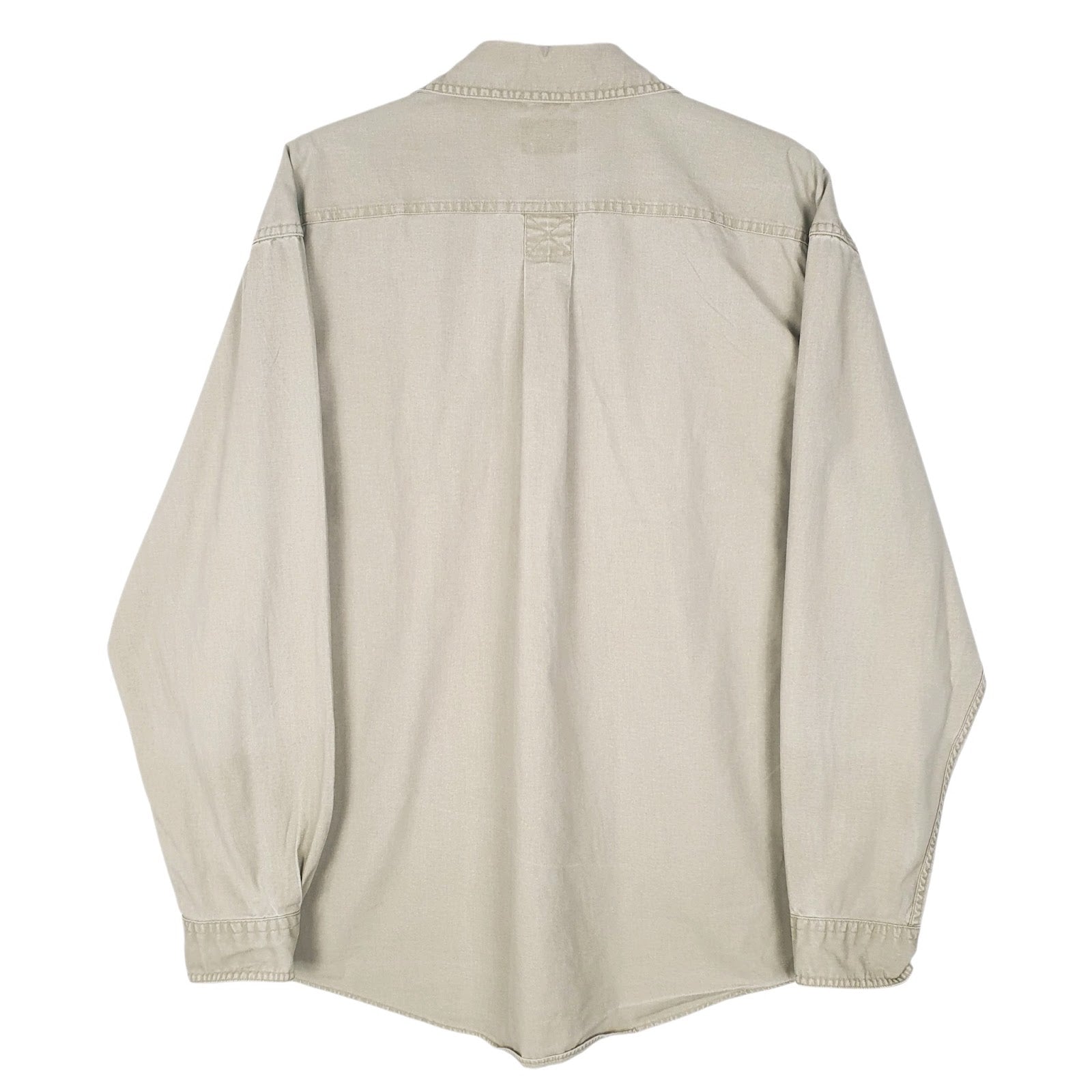 Mens Beige L.L.Bean   Shirt