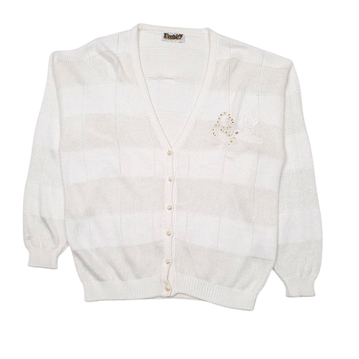 Womens Cream Embè Vintage Cardigan Jumper