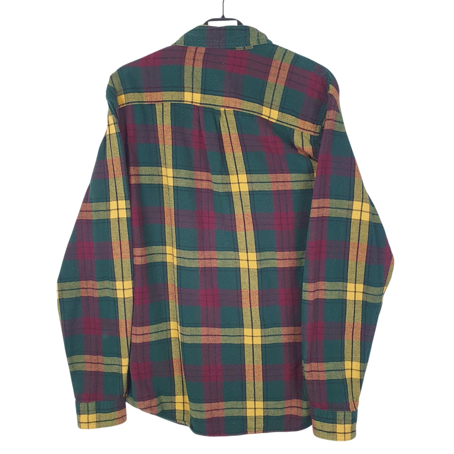 Mens Green L.L.Bean Flannel  Shirt