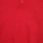 Mens Red Starter Henley Oversized Quarter Zip Jumper