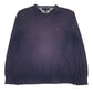 Mens Navy Tommy Hilfiger  Crewneck Jumper