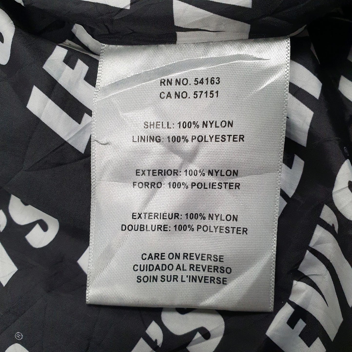 Mens Black Levis   Coat