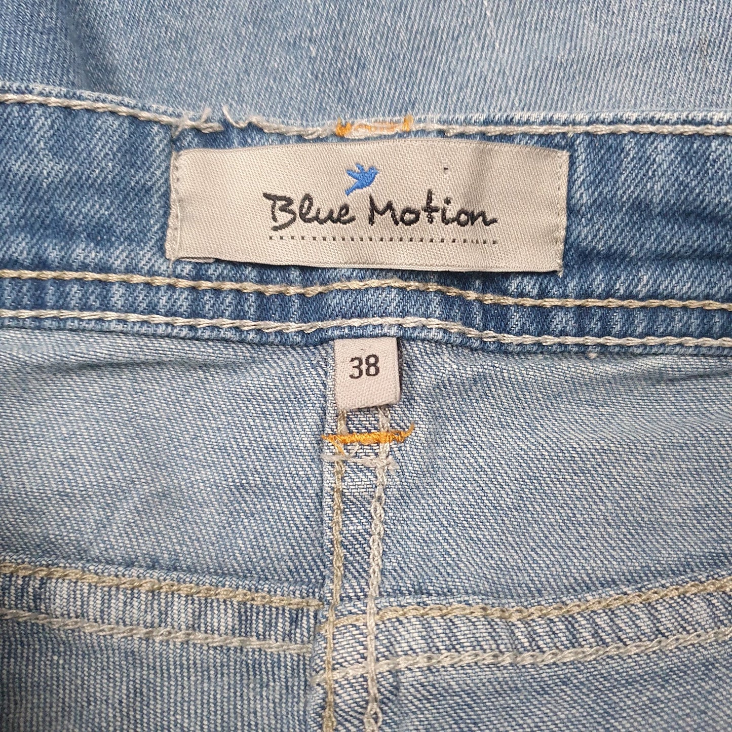 Womens Blue Blue Motion   Shorts