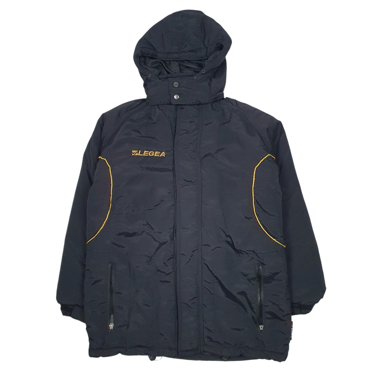 Mens Black Legea   Coat