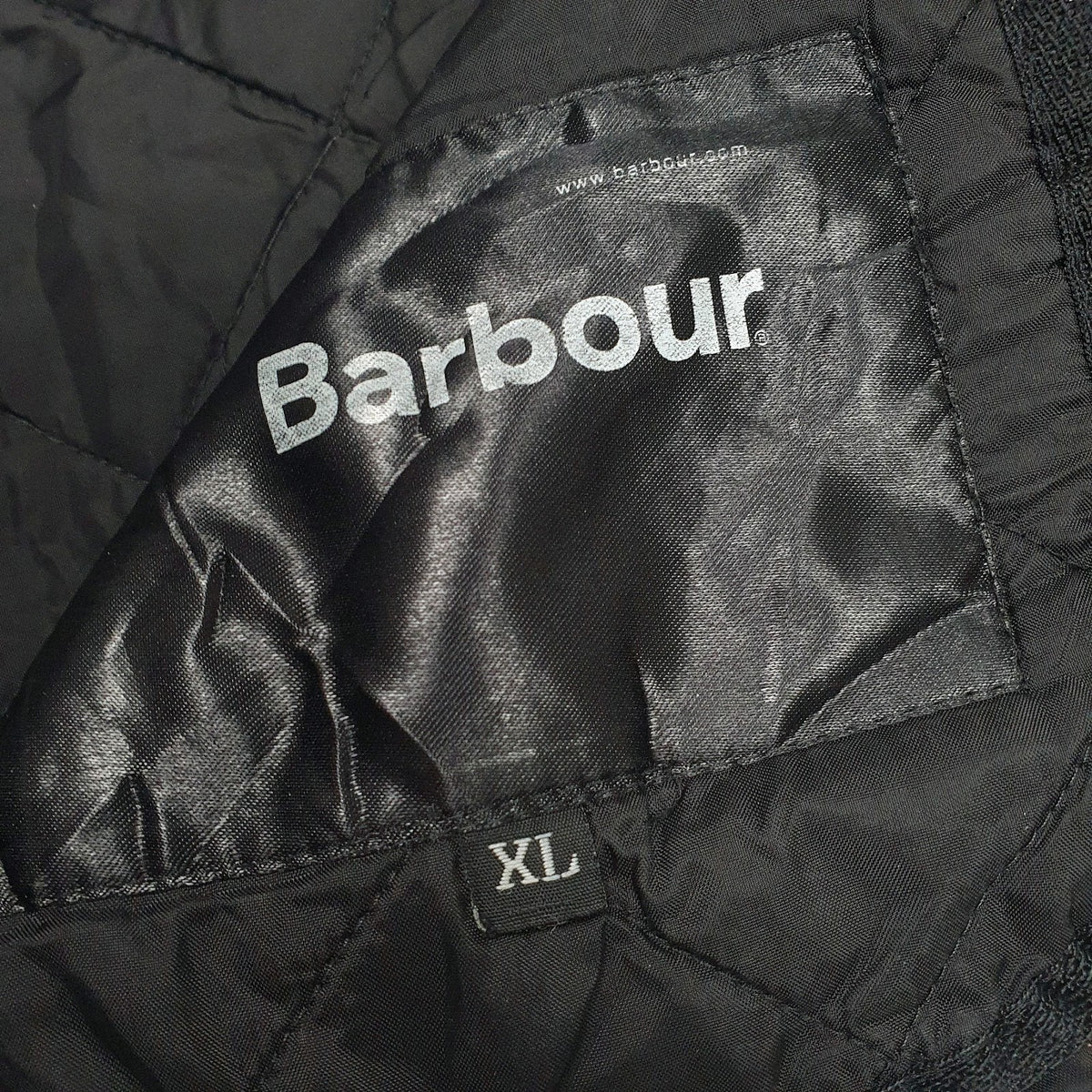 Mens Black Barbour Button Up  Coat