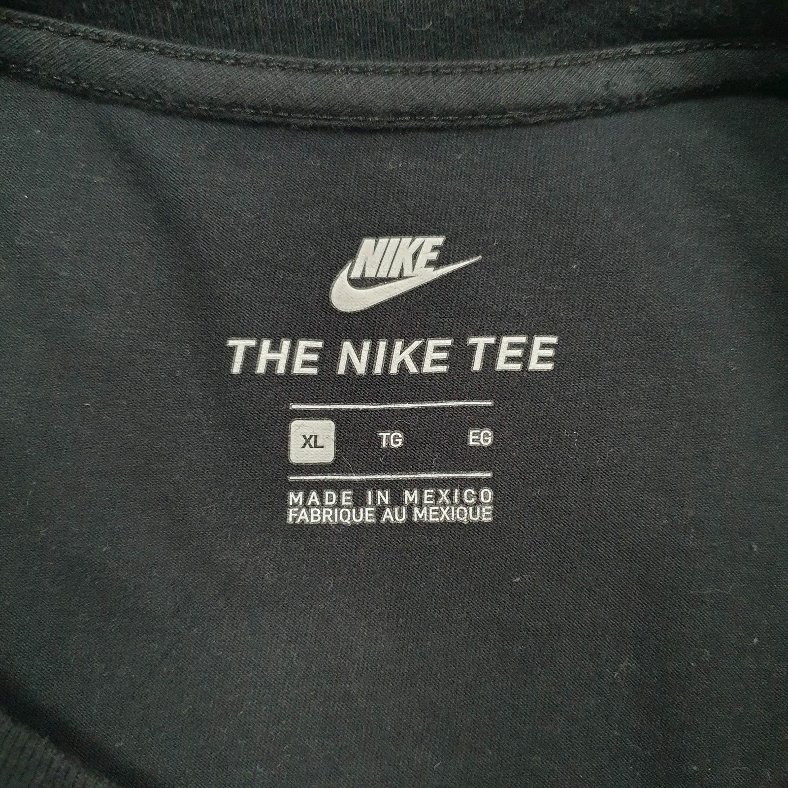 Mens Black Nike Spellout Los Angeles  T Shirt
