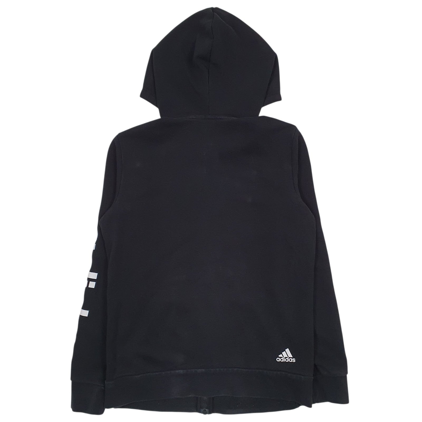 Mens Black Adidas  Full Zip Jumper