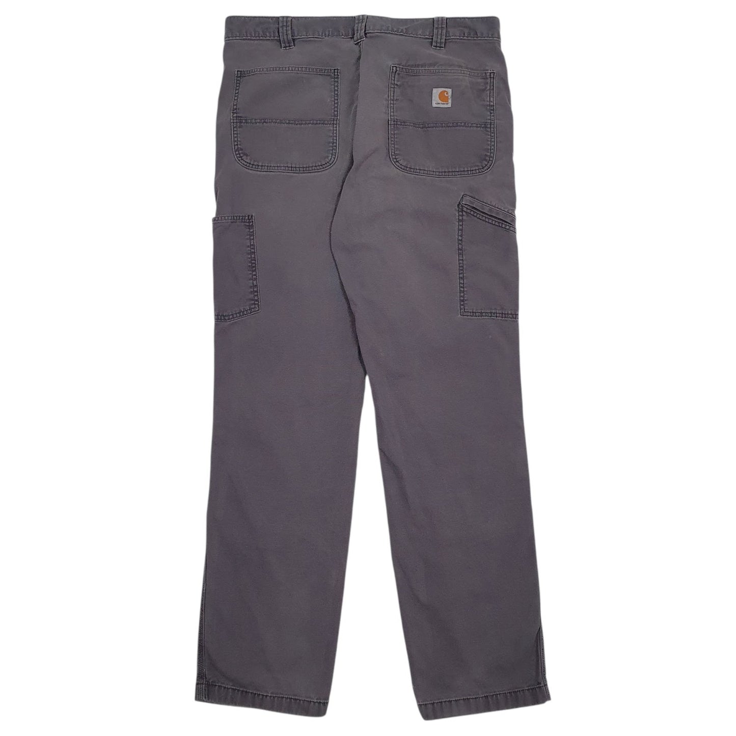 Mens Grey Carhartt Double Knee  Trousers
