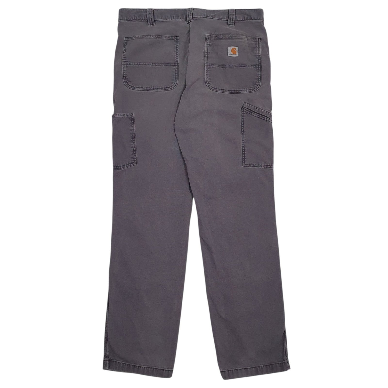 Mens Grey Carhartt Double Knee  Trousers